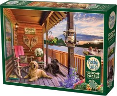 Cobble Hill Puzzle Vitajte v dome pri jazere 1000 dielikov