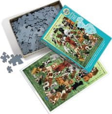 Cobble Hill Rodinné puzzle Šteňacia láska 350 dielikov