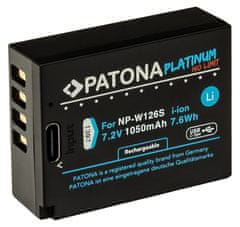 PATONA batéria pre foto Fuji NP-W126S 1050mAh Li-Ion Platinum USB-C nabíjanie