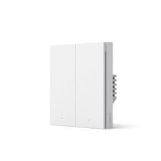 AQARA AQARA Smart Wall Switch H1 EU (No Neutral, Double Rocker) (WS-EUK02) - Zigbee vypínač s dvojitým relé