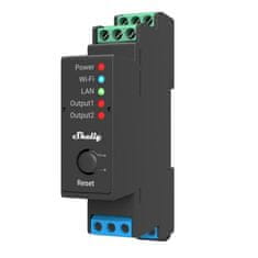 Shelly Shelly Pro 2 - spínací modul 2x 16A (LAN, WiFi, Bluetooth)