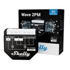 Shelly Shelly Qubino Wave 2PM - spínací modul s meraním spotreby 2x 10A (Z-Wave)