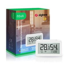 Nous Nous E6 LCD Zigbee Smart Teplotný a Vlhkostný Senzor