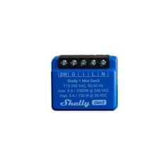 Shelly Shelly 1 Mini Gen3 - spínací modul 1x 8A (WiFi, Bluetooth)