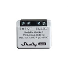 Shelly Shelly PM Mini Gen3 - modul na meranie spotreby do 16A (WiFi, Bluetooth)