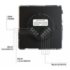 HELTUN HELTUN Touch Panel Switch Solo (HE-TPS01-MKK), Z-Wave nástenný vypínač 1 tlačidlo, Čierny