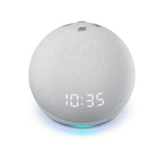 Amazon Amazon Echo Dot 4. generácie s hodinami Glacier White