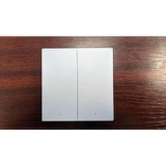 AQARA AQARA Smart Wall Switch H1 EU (No Neutral, Double Rocker) (WS-EUK02) - Zigbee vypínač s dvojitým relé