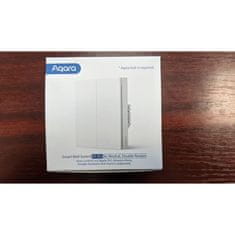 AQARA AQARA Smart Wall Switch H1 EU (No Neutral, Double Rocker) (WS-EUK02) - Zigbee vypínač s dvojitým relé