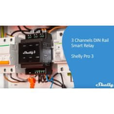 Shelly Shelly Pro 3 - spínací modul 3x 16A (LAN, WiFi, Bluetooth)