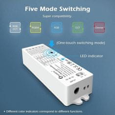 Gledopto GLEDOPTO Zigbee Pro 5-in-1 LED controller (GL-C-001P) - ovládač LED pásov