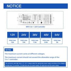 Gledopto GLEDOPTO WiFi 5-in-1 LED controller powered by Tuya (GL-C-001W) - ovládač LED pásov