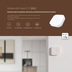 AQARA AQARA Wireless Mini Switch T1 (WB-R02D) - Zigbee 3.0 batériový ovládač