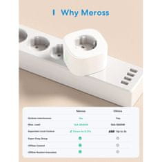 Meross Meross Smart Wi-Fi Zásuvka, MSS210HK, 2 KS (EU verzia)