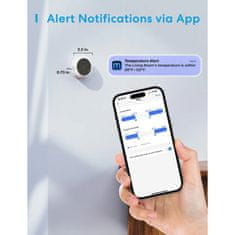 Meross Meross Smart Teplotný a Vlhkostný Senzor, MS100FHK (EU verzia)