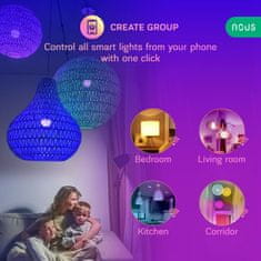 Nous Nous P3 WiFi Smart Žiarovka RGB E27 Tuya