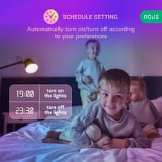 Nous Nous P3 WiFi Smart Žiarovka RGB E27 Tuya