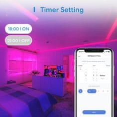 Meross Meross Smart Wi-Fi LED pás RGBWW 5m, MSL320PHK (EU verzia)