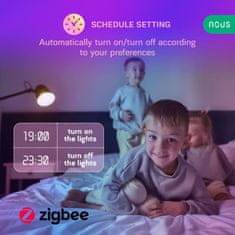 Nous Nous P3Z Zigbee Smart Žiarovka RGB E27