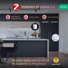 Nous Nous E5 Zigbee Smart Teplotný a Vlhkostný Senzor