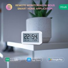 Nous Nous E6 LCD Zigbee Smart Teplotný a Vlhkostný Senzor