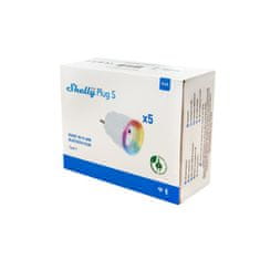 Shelly Shelly Plus Plug S White Pack 5ks (WiFi)