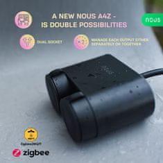 Nous Nous A4Z Zigbee Vonkajšia Smart Zásuvka