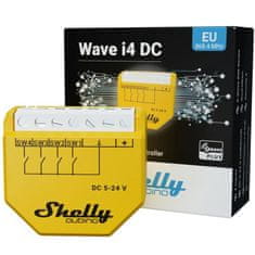 Shelly Shelly Qubino Wave i4 DC - modul na aktiváciu scén (Z-Wave)