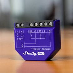 Shelly Shelly Dimmer 0/1-10V PM Gen3 - stmievací modul (WiFi)