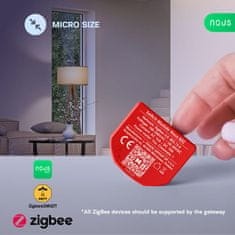 Nous Nous B2Z ZigBee Smart Spínací Modul (1 kanál, meranie spotreby)