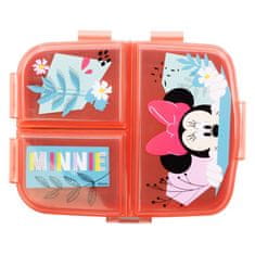 Stor Delený plastový box na desiatu XL, MINNIE MOUSE, 74499