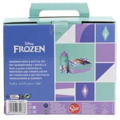 Stor Súprava na desiatu / box + fľaša DISNEY FROZEN, 74273