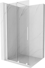 Mexen Mexen Velar Walk-in sprchová stena 90x200 cm, 8 transparent, biela 871-090-000-03-20 - MEXEN