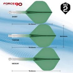 Mission Letky Force 90 - Gradient - Standard No2 - Midi - Green F4476