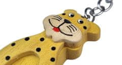 Dvěděti 2Kids Toys Drevená kľúčenka veľká Leopard