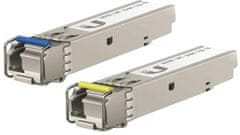 Ubiquiti Ubiquiti Single-Mode optický modul SFP, 1Gbit, BiDi - sada 2 kusů