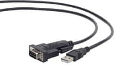 Gembird Gembird CABLEXPERT kabel adapter USB-serial 1,5m 9 pin (com), černá