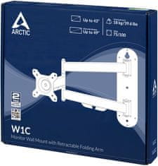 Arctic Arctic W1C nástenný držák pro LCD do 43", černá