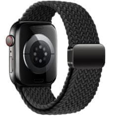 Tech-protect Nylon Mag remienok na Apple Watch 42/44/45/49mm, black