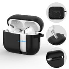 Tech-protect Silicone Hook puzdro na Apple AirPods Pro 1 / 2, sivé