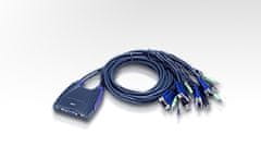 Aten KVM switch CS-64US USB 4 PC, káble 0,9m