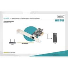 Digitus Gigabit Ethernet PCI Express Sieťová karta 2.5G (4-Speed) vr LP záslepky