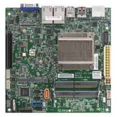 SuperMicro mini-ITX MB Atóm x6425E (4-core), 2x DDR4 ECC SO-DIMM, 8xSATA, 1x PCI-E 3.0x4, 4x 1GbE LAN, bulk