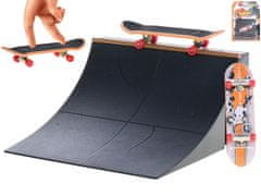 Skateboard 9,5 cm kov s rampou