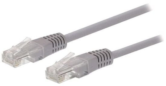 C-Tech C-TECH patchcord Cat5e, UTP 2m, šedá