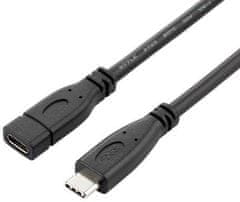 PremiumCord PremiumCord prodlužovací kabel USB 3.1 generation 2, konektor C/male - C/female, 1,5m, černá