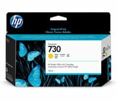 HP HP 730, P2V64A, 130ml, žlutá