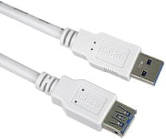 PremiumCord PremiumCord prodlužovací kabel USB-A 3.0, 5m, bílá