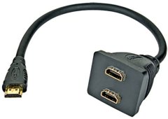 PremiumCord PremiumCord Adapter HDMI rozdvojka M - 2x F konektory - rozbalené