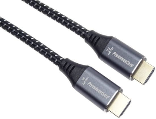 PremiumCord PremiumCord kabel ULTRA HDMI 2.1, 8K@60Hz, zlacené konektory, 1m